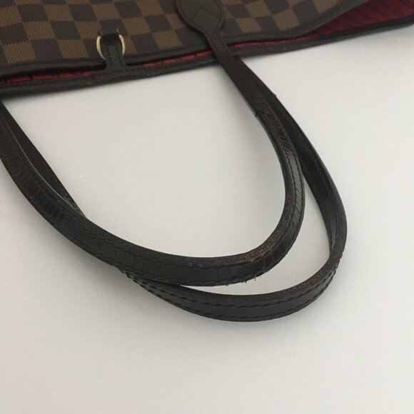 Louis Vuitton Neverfull GM Damier Authentic Tote Bag Brown Canvas with Dust Bag - Picture 14 of 16